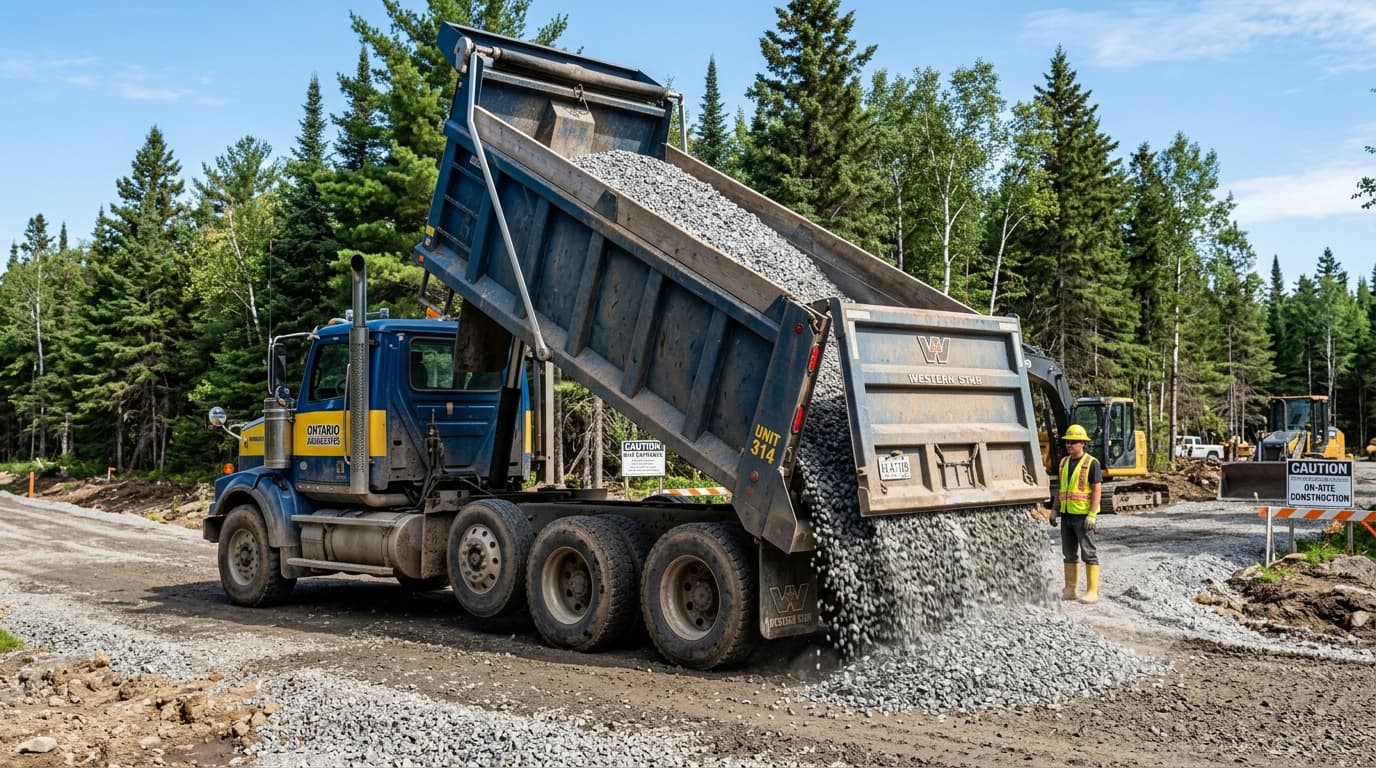 Gravel Delivery & Aggregate Trucking